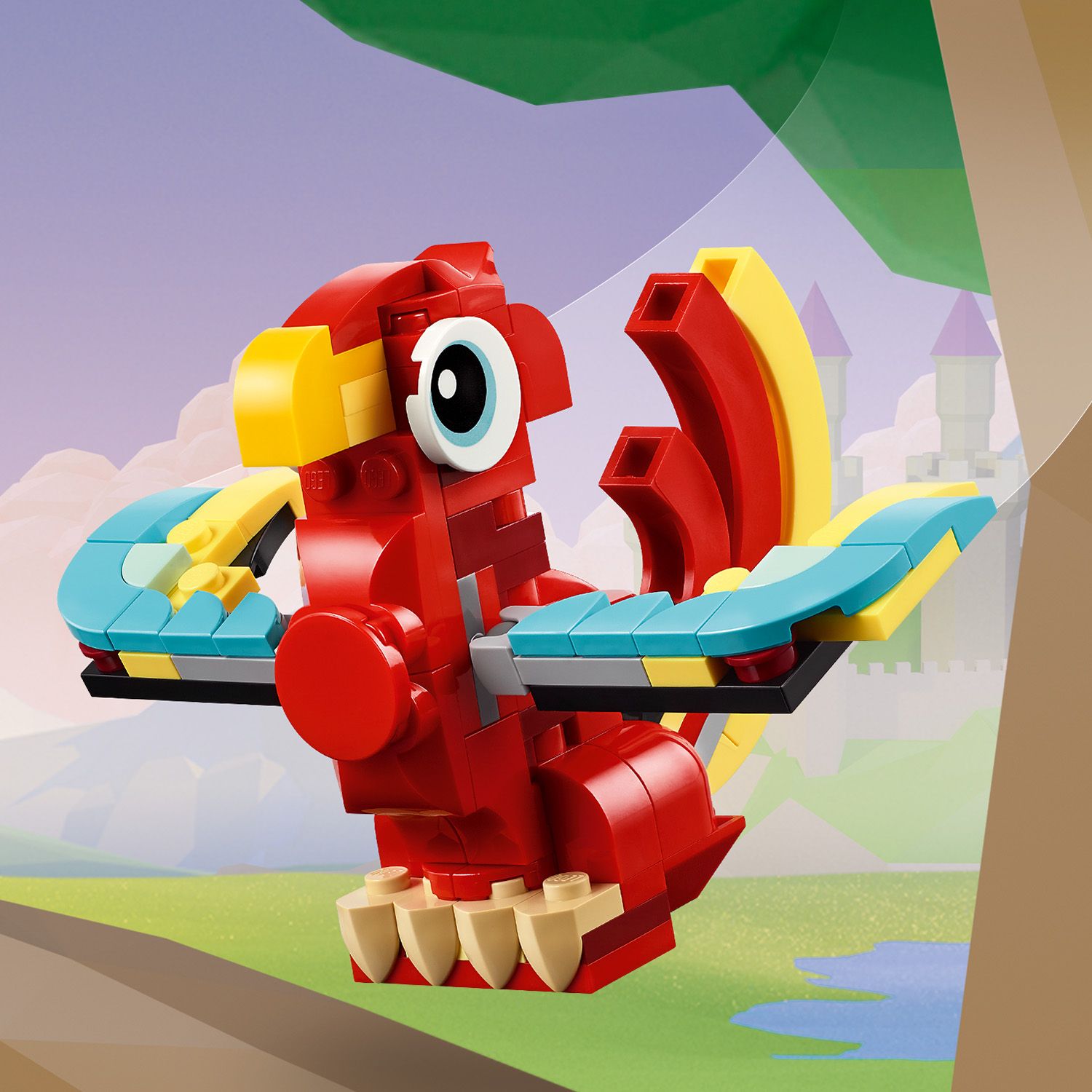 Конструктор LEGO Creator Красный Дракон 149 детали (31145) - фото 7