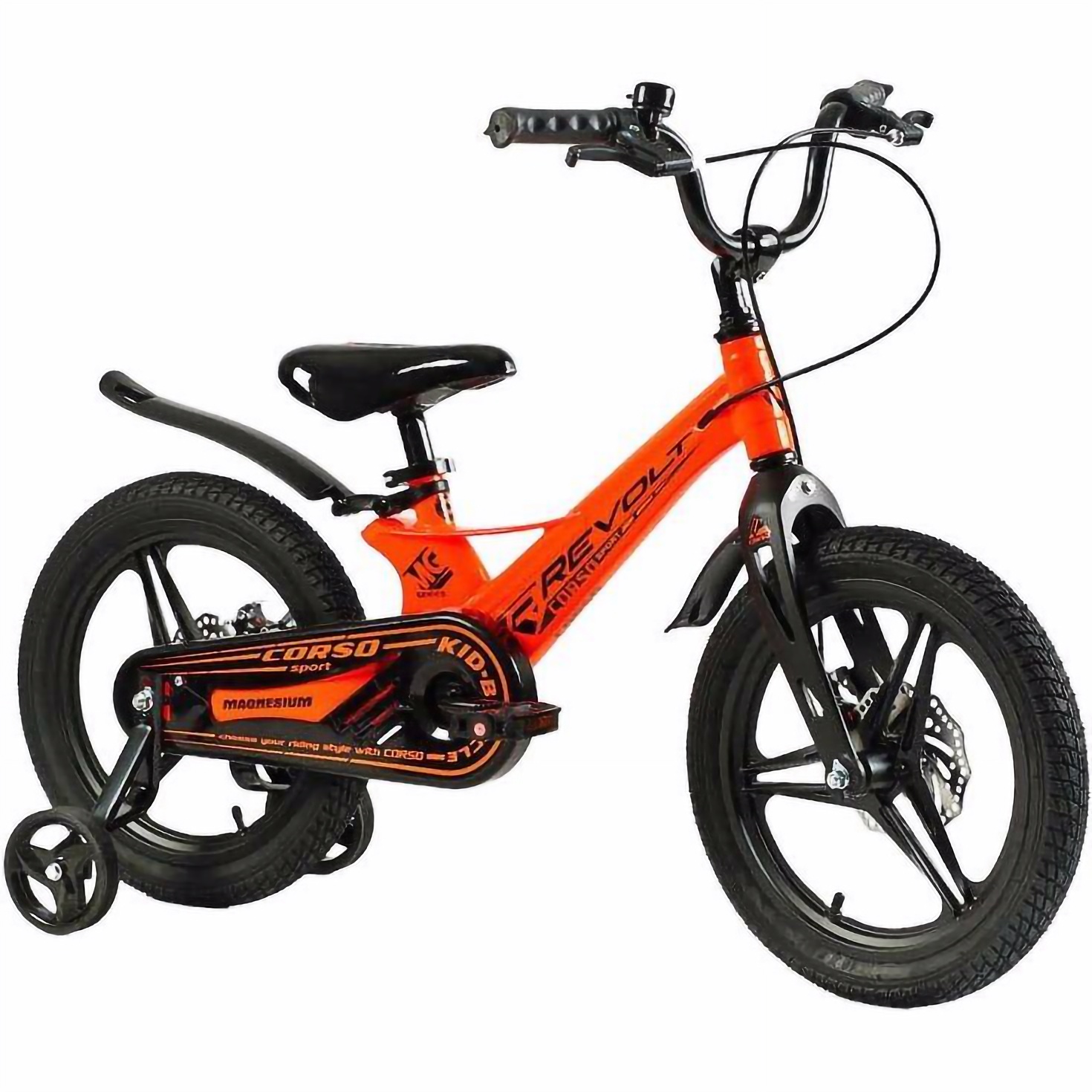 Дитячий велосипед Corso Revolt 16 дюймів помаранчевий 283774 - фото 1