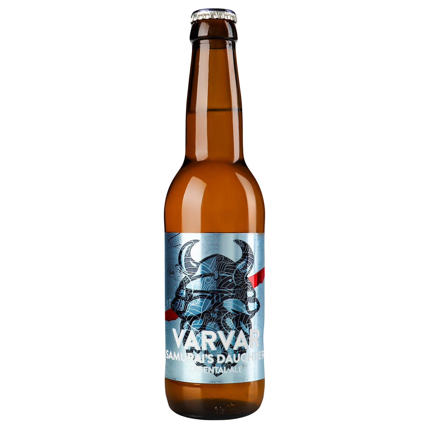 Пиво Varvar Samurai's Daughter, светлое, нефильтрованное, 4,7%, 0,33 л - фото 1
