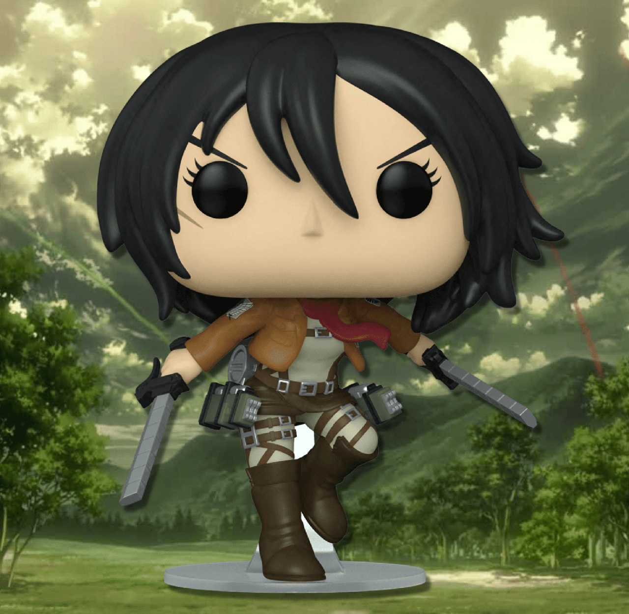 Фигурка Funko Pop Фанко Поп Фанко Поп Микаса Микаса Аккерман w/Swords Атака титанов Attack on Titan 10 см AT K 1166 - фото 5