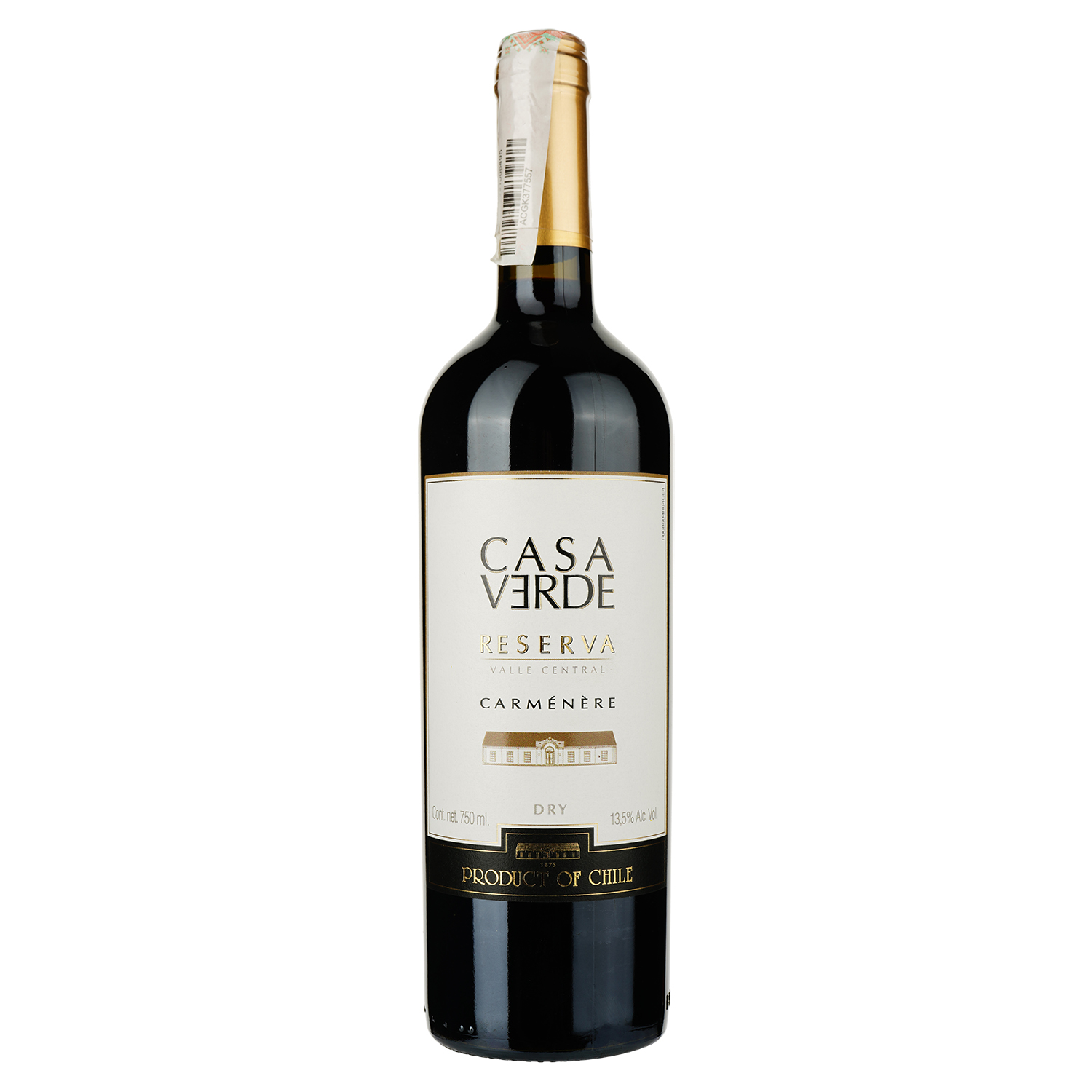 Вино Casa Verde Reserva Carmenere, 13%, 0,75 л (478742) - фото 1