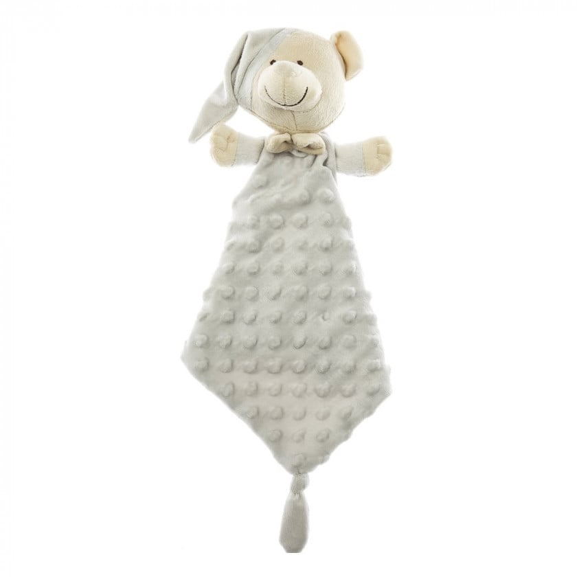 Плед с игрушкой-одеялом Interbaby Bubble Dou-Dou Bear Gray, 110х80 см (8100220) - фото 4