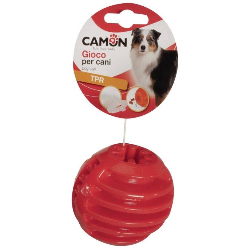 Игрушка для собак Camon мяч для лакомств, 20 см, в ассортименте - фото 1