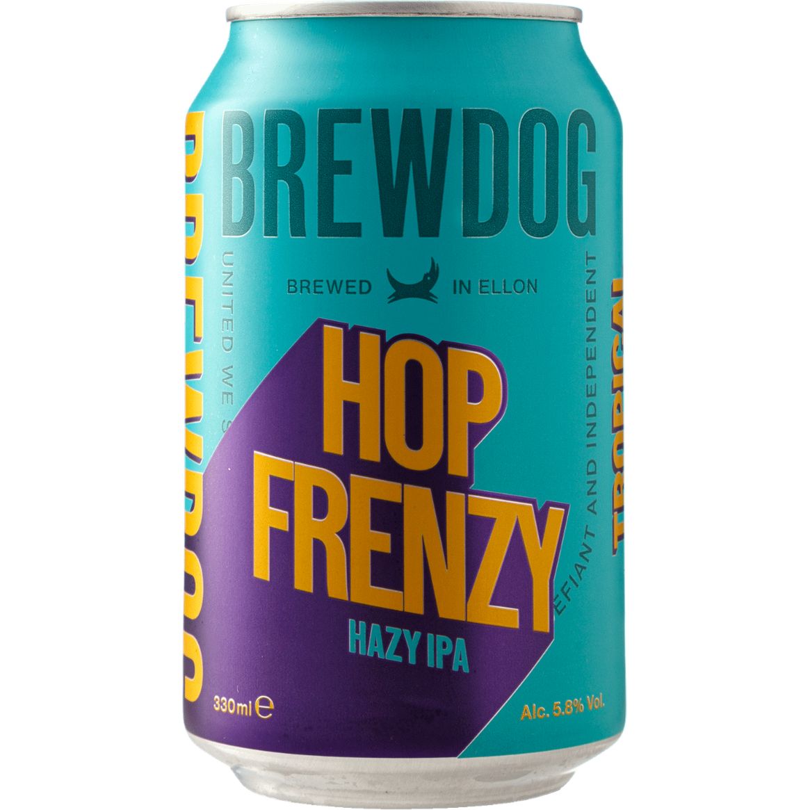 Пиво BrewDog Hop Frenzy светлое 5.8% 0.33 л ж/б - фото 1