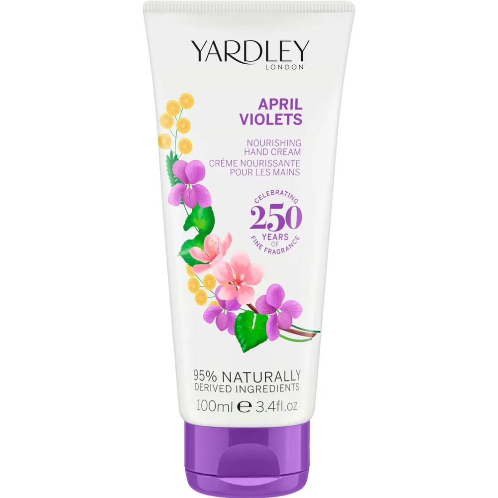 Крем для рук Yardley London April Violets Nourishing Hand Cream, 100 мл - фото 1
