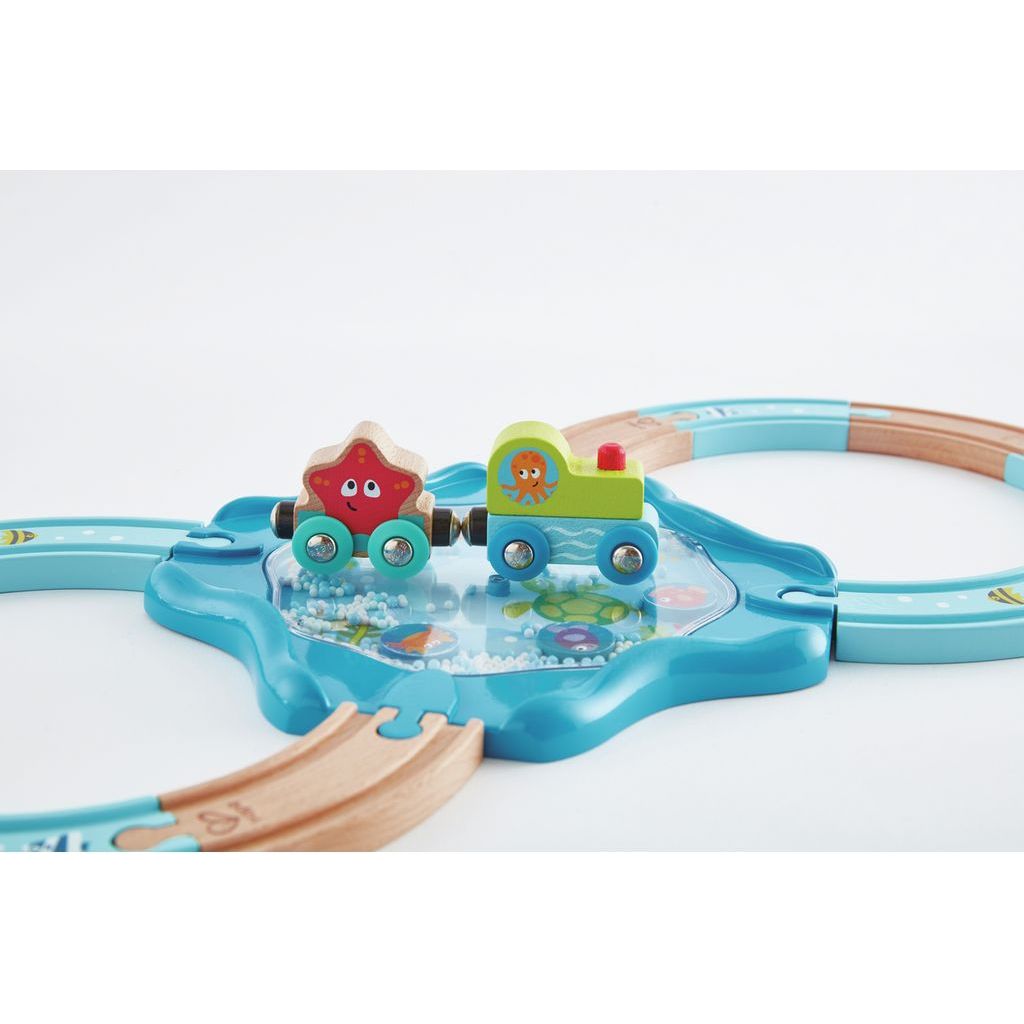 Іграшкова залізниця Hape Підводний світ 15 елементів (E3827) - фото 4