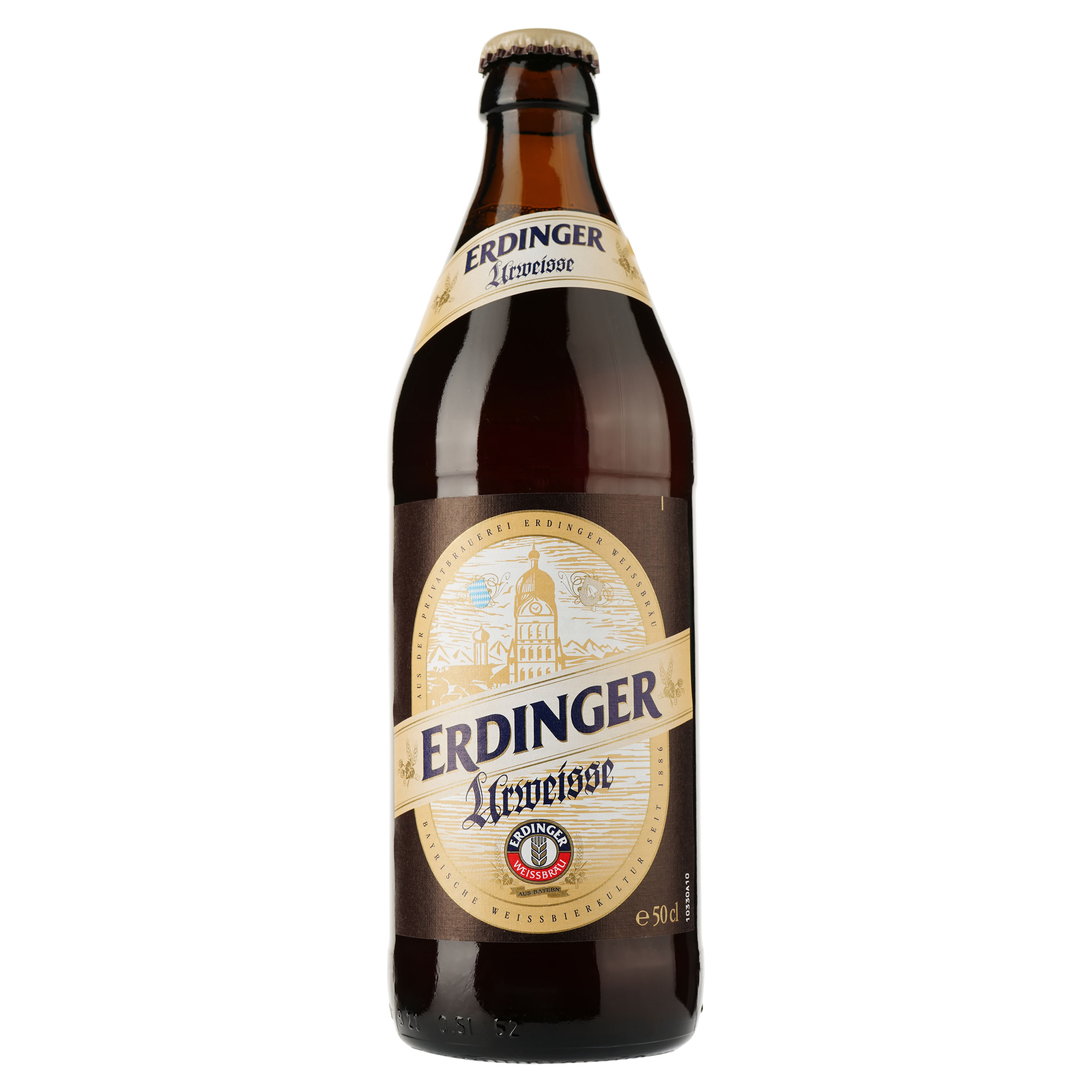 Пиво Erdinger Urweisse Пшеничное, светлое, 5,1%, 0,5 л (761336) - фото 1