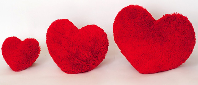 Подушка Alina Сердце 37 см красная - фото 2