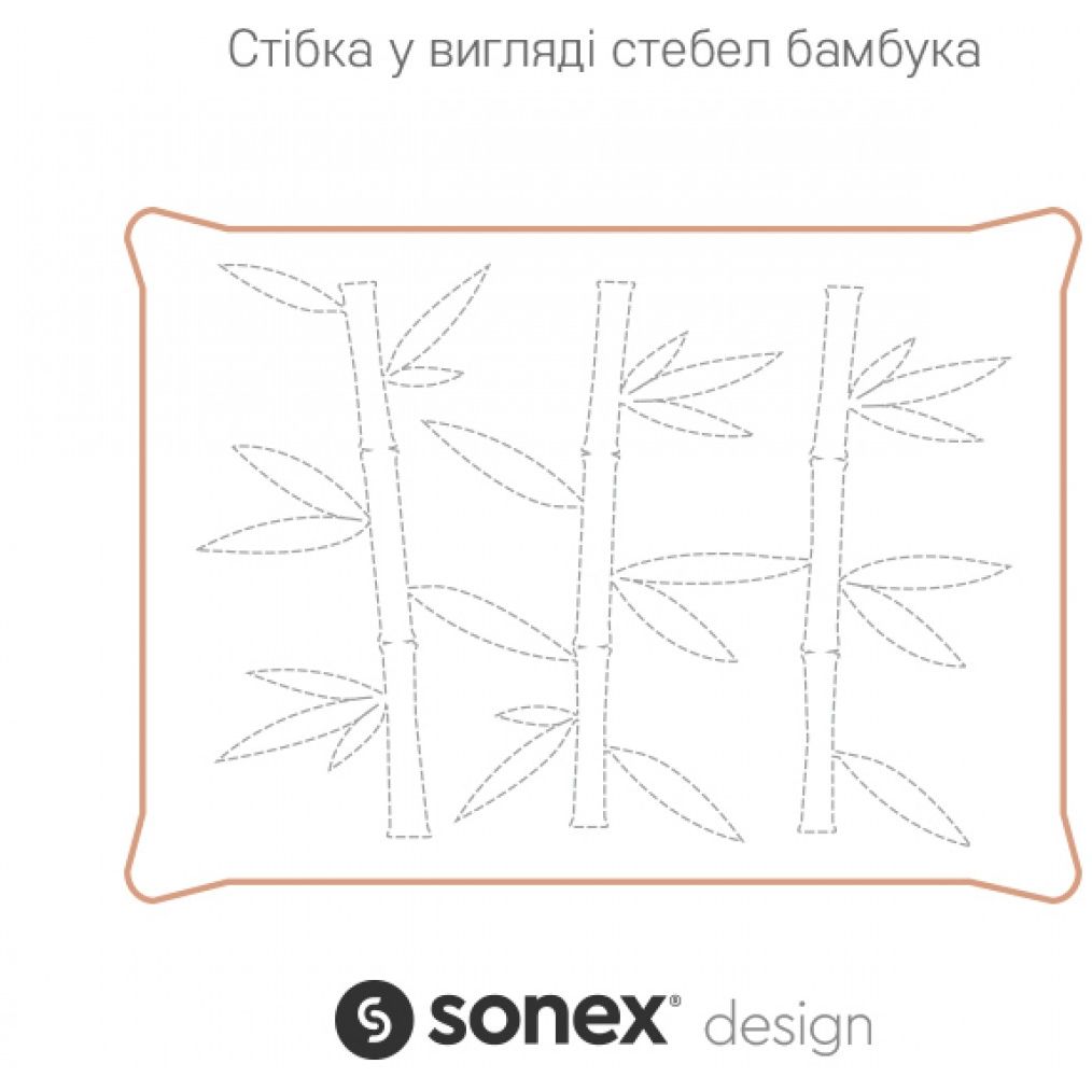 Подушка бамбукова Sonex Bamboo Висока 50х70 см (SO102160) - фото 5