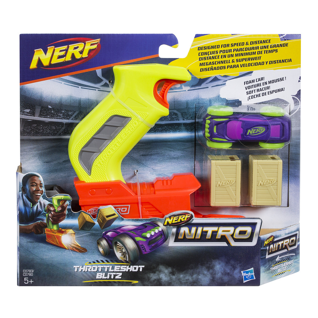 Игровой набор Hasbro Nerf Nitro Throttleshot Blitz, с машинкой и пусковым механизмом (C0783) - фото 2