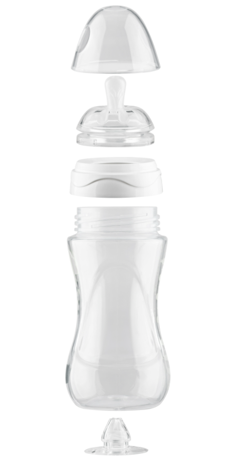 Бутылочка для кормления Nuvita Mimic Cool, антиколиковая, 250 мл, розовый (NV6032PINK) - фото 2