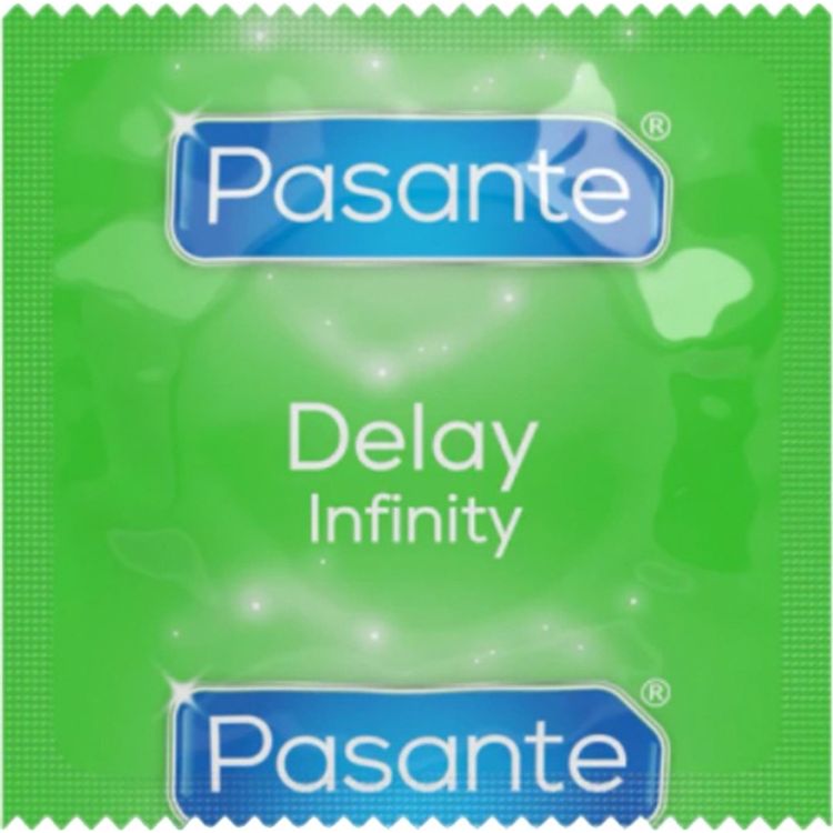 Презервативи Pasante Delay Infinity з анестетиком 3 шт. (ROZ6400230117) - фото 1