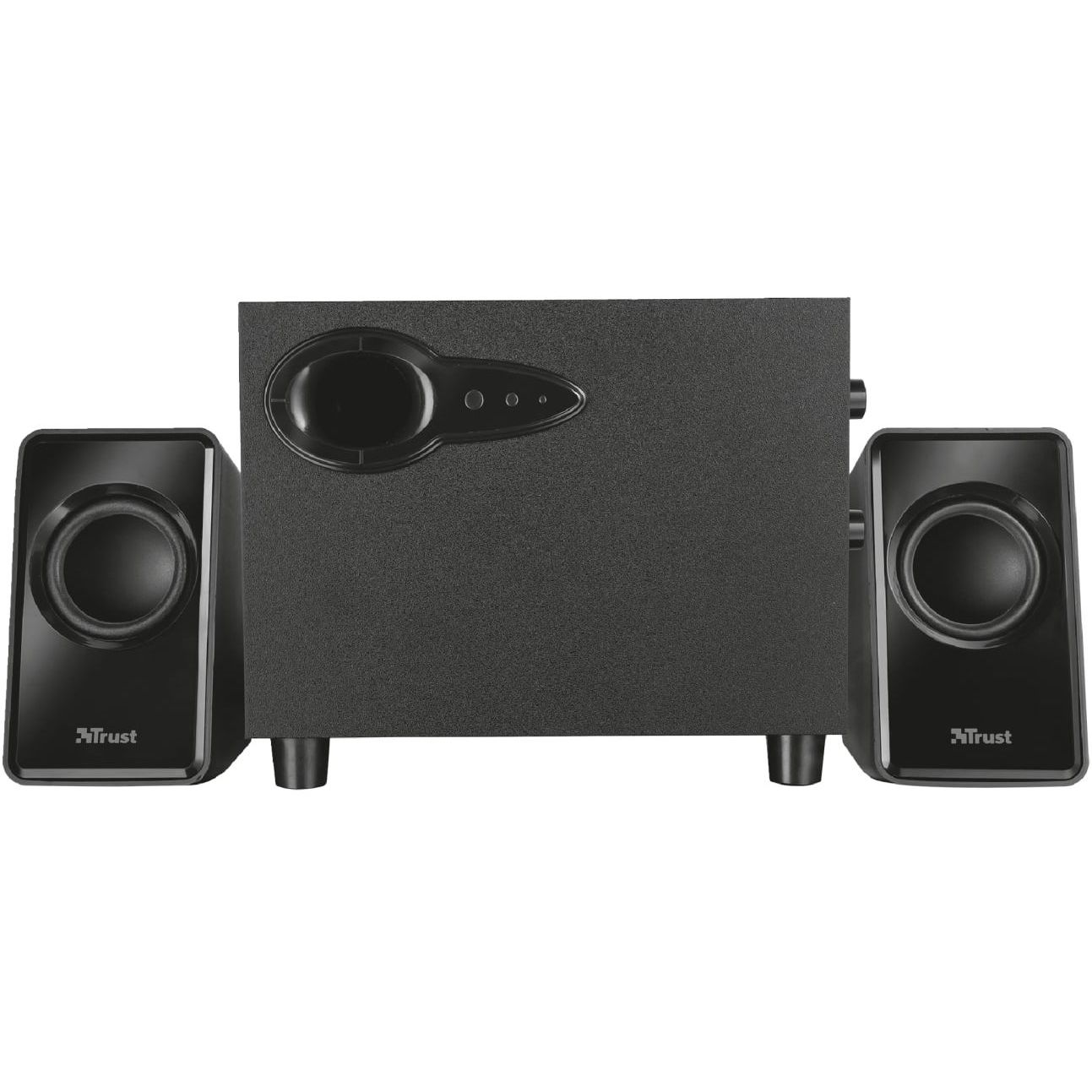 Комплект акустики Trust Avora Subwoofer Speaker Set 2.1 Black - фото 1