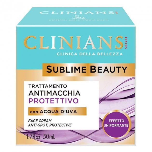 Защитный крем для лица выравнивающий цвет Clinians Sublime Beauty с виноградной водой, 50 мл - фото 1