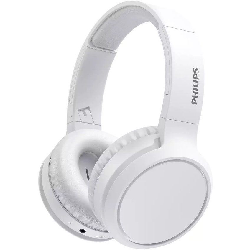 Навушники Philips TAH5205 Over-ear ANC Wireless Mic White - фото 1