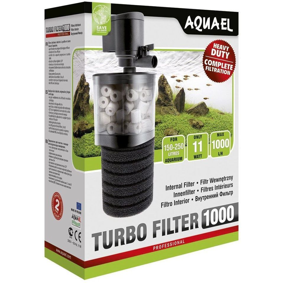 Внутрішній фільтр Aquael Turbo Filter 1000, для акваріума 150-250 л - фото 1