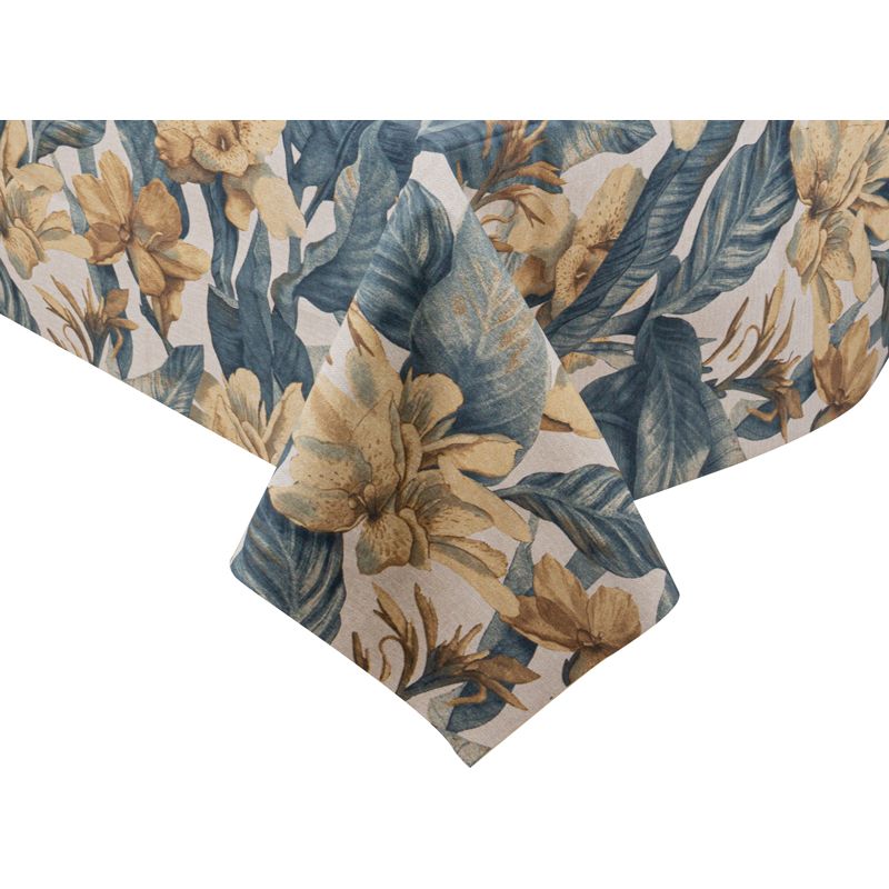 Скатерть Lefard Home Textile Versalles Flor Oceano водоотталкивающая, 180х140 см (715-308) - фото 3