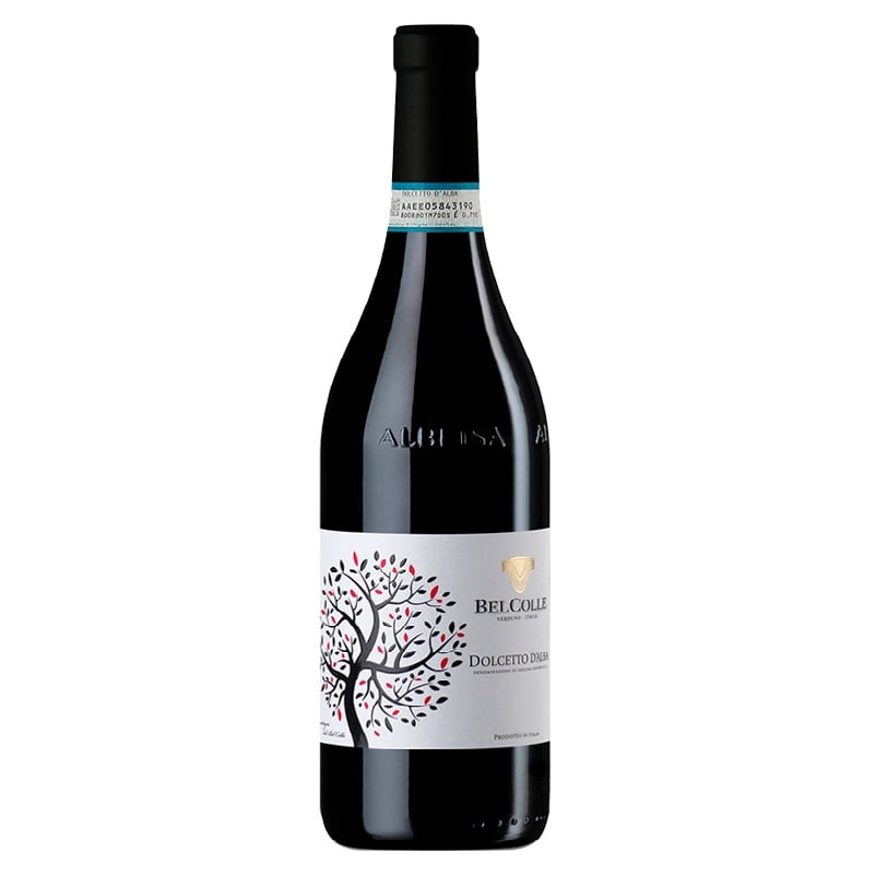Вино Bel Colle Dolcetto d'Alba DOC, красное, сухое, 13,5%, 0,75 л - фото 1