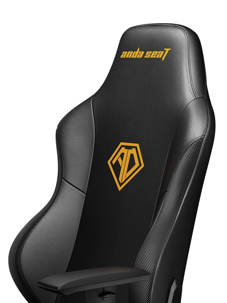 Крісло ігрове Anda Seat Phantom 3 Size L Black & Gold (AD18Y-06-B-PV/C) - фото 6