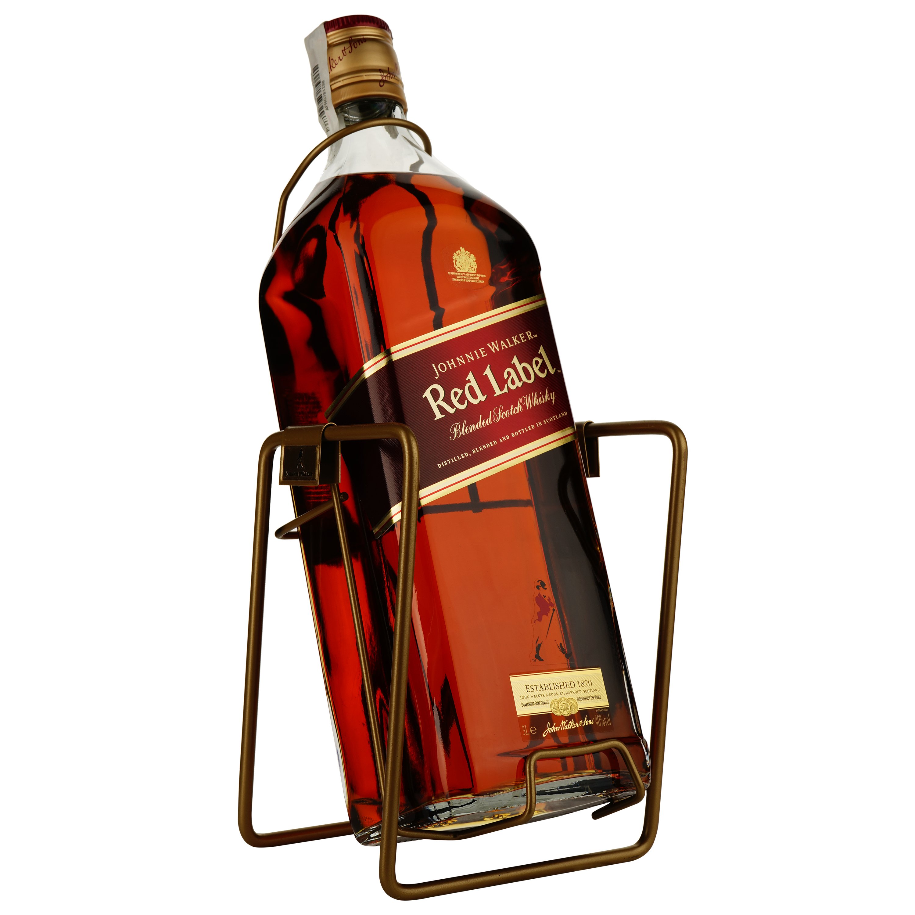 Віскі Johnnie Walker Red label Blended Scotch Whisky, 3 л, 40% (676594) - фото 1
