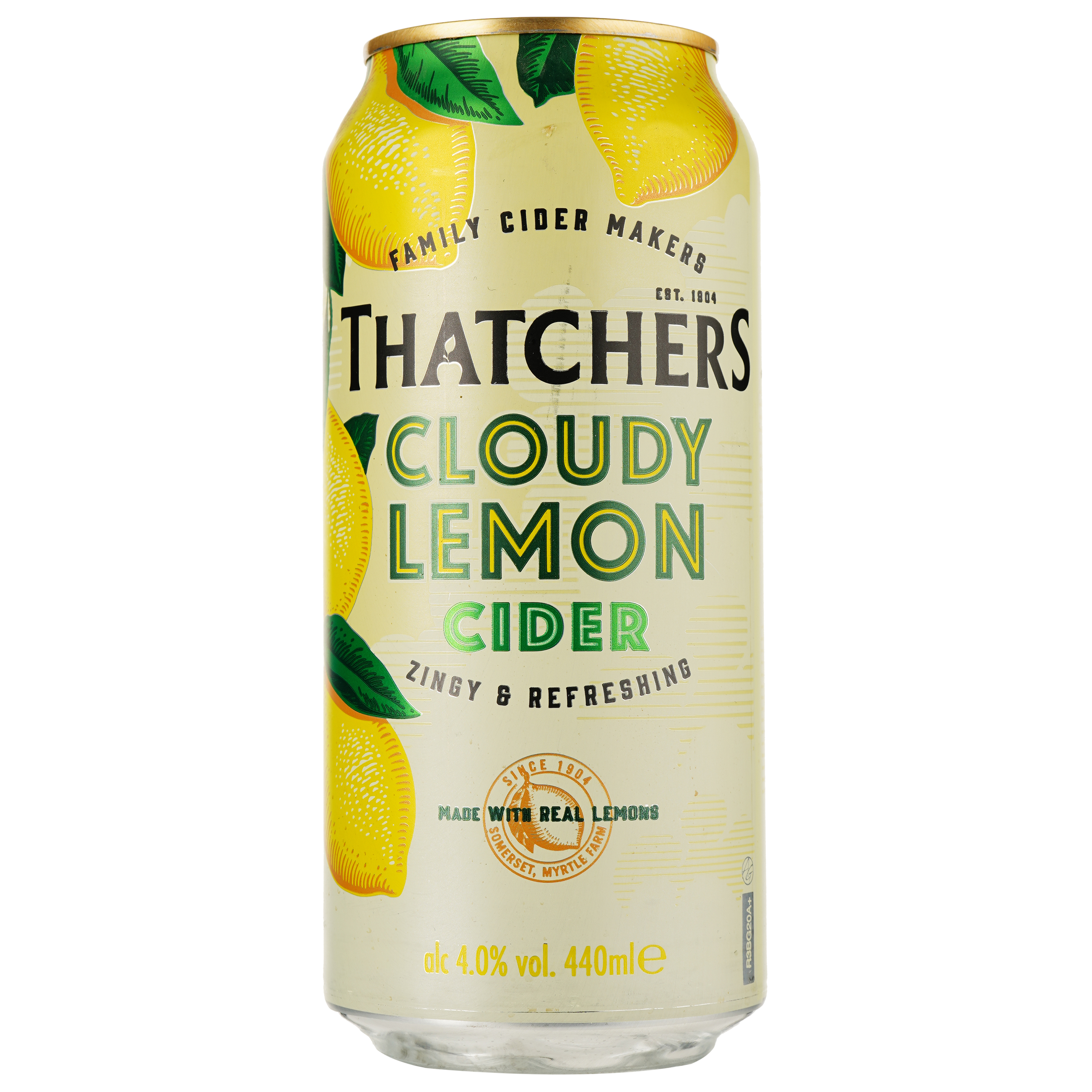 Сидр Thatchers Cloudy Lemon, 4%, 0,44 л, ж/б - фото 1