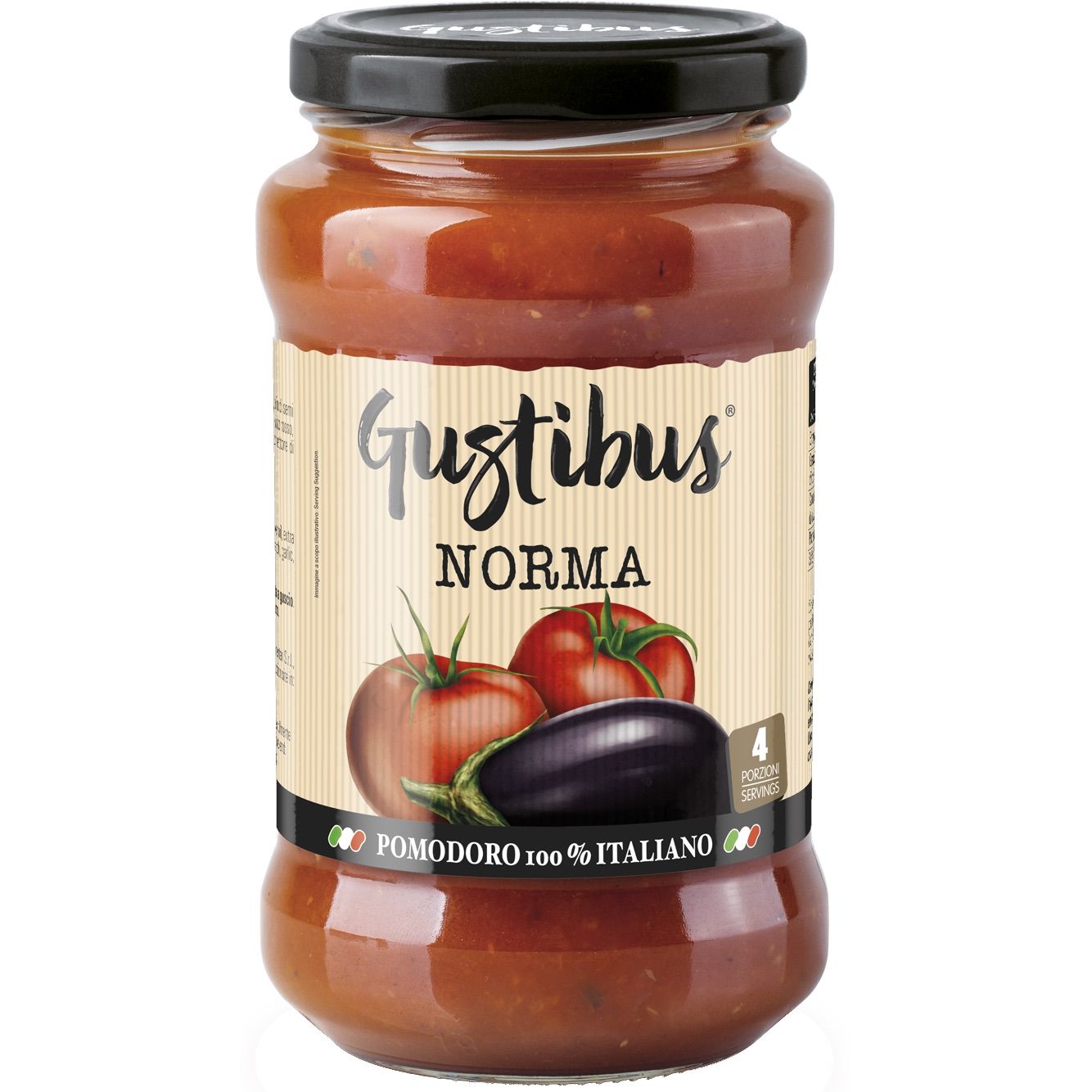 Соус томатний Gustibus з баклажанами Норма 400 г - фото 1
