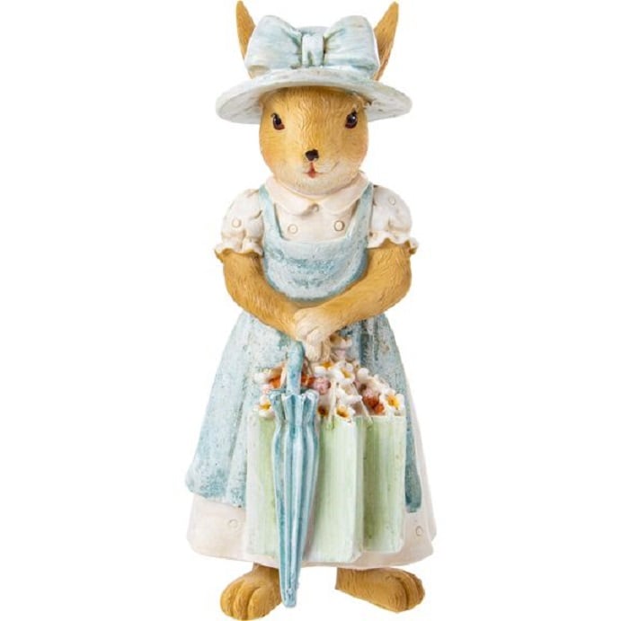 Фото - Статуэтка / подсвечник Lefard Фігурка декоративна  Леді Кролик, 18,5 см  (192-220)