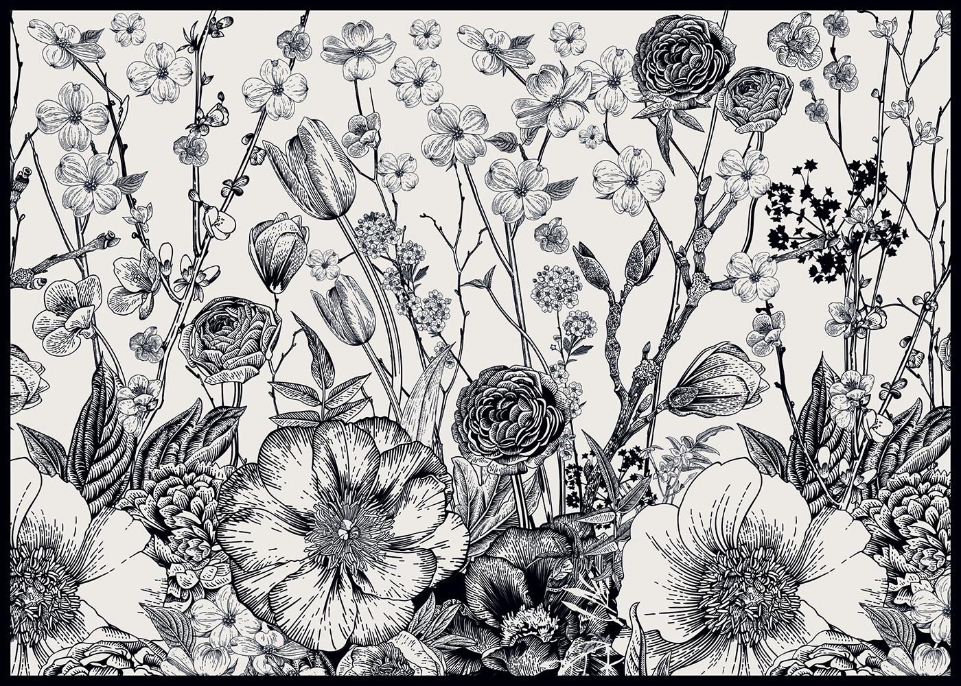 Пазли тришарові Interdruk Flowers 1, 1000 елементів - фото 3