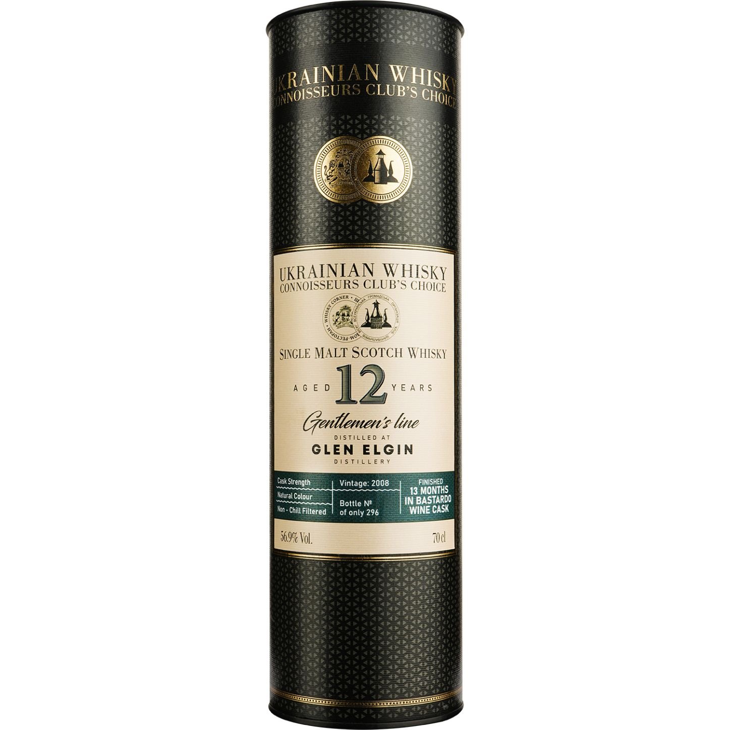Віскі Glen Elgin 12 Years Old Bastardo Single Malt Scotch Whisky, у подарунковій упаковці, 56,9%, 0,7 л - фото 3