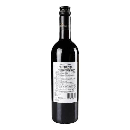 Вино Zonin Primitivo Salento, красное, сухое, 13%, 0,75 л - фото 3