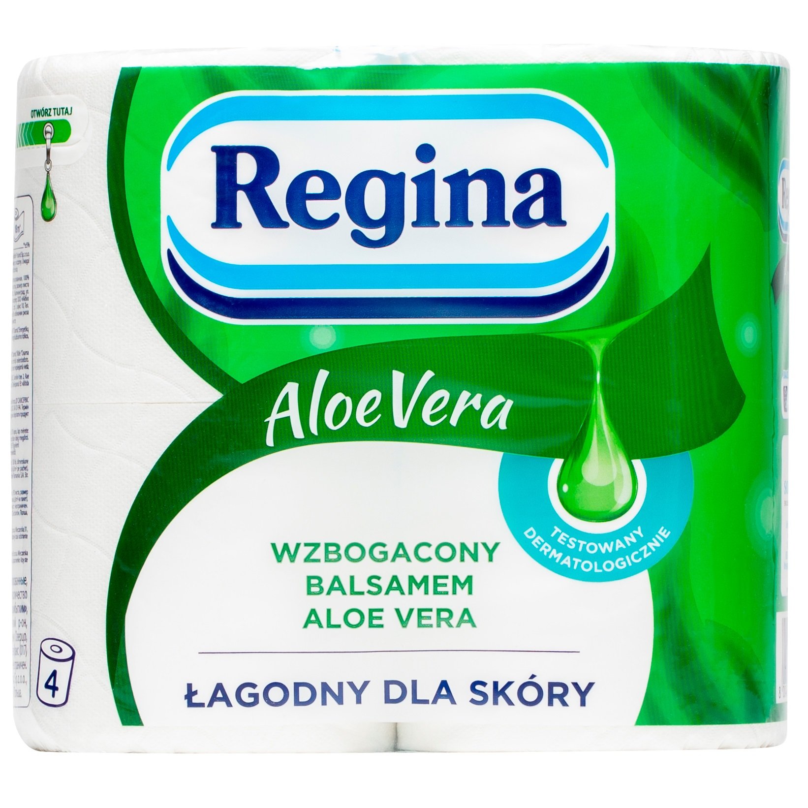 Туалетний папір Regina Aloe Vera, тришаровий, 4 рулони (416858) - фото 1
