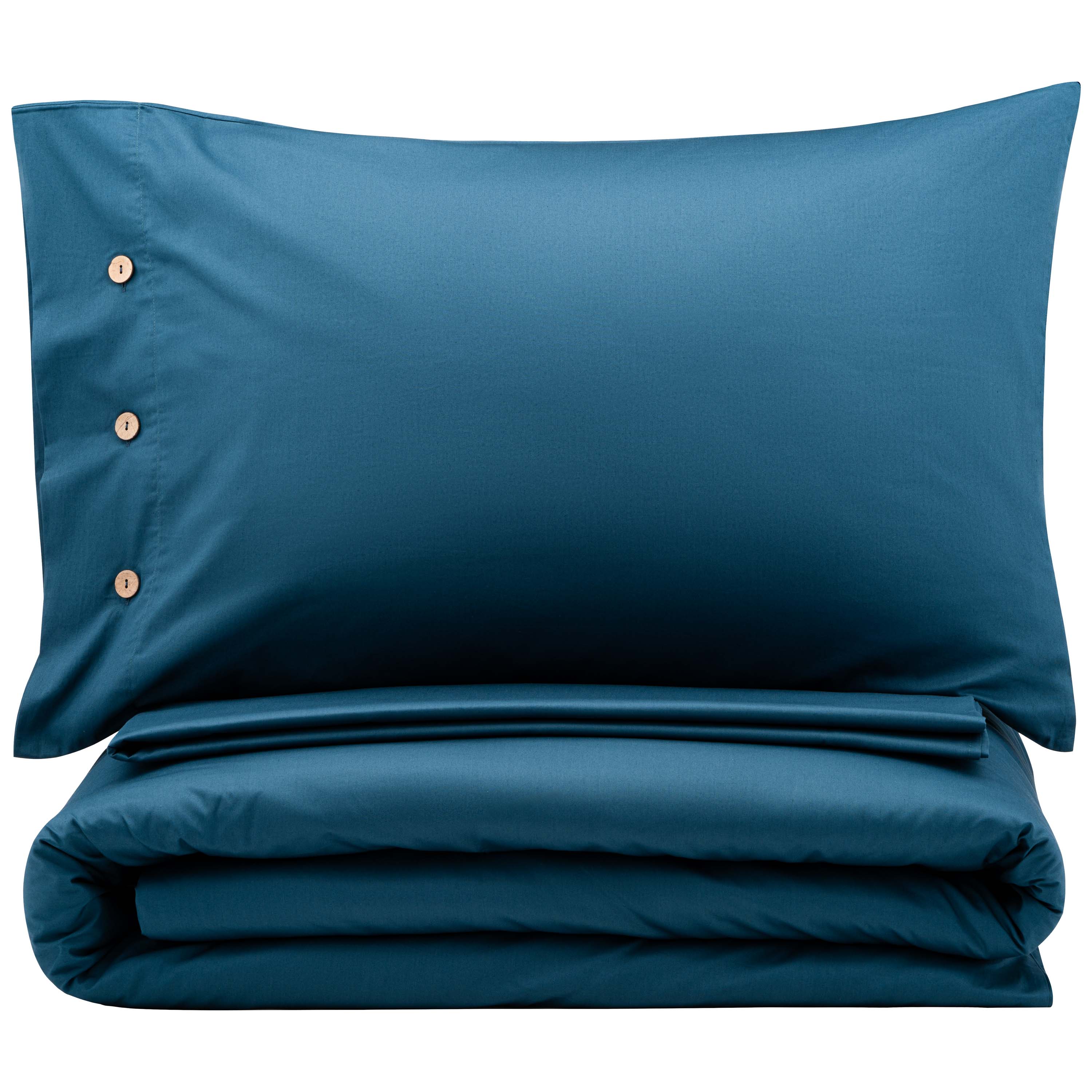 Комплект постельного белья Ardesto Mix&Match полуторный синий сатин (ART1622SB) - фото 2