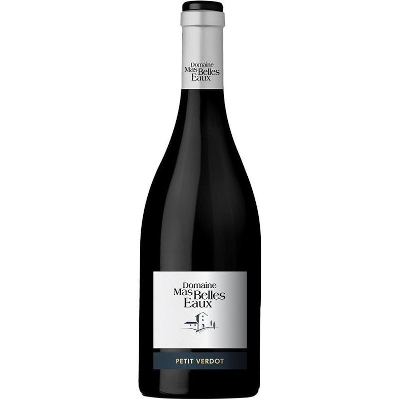 Вино Domaine Mas Belles Eaux Petit Verdot 2020 IGP Pays D'OC красное сухое 0.75 л - фото 1