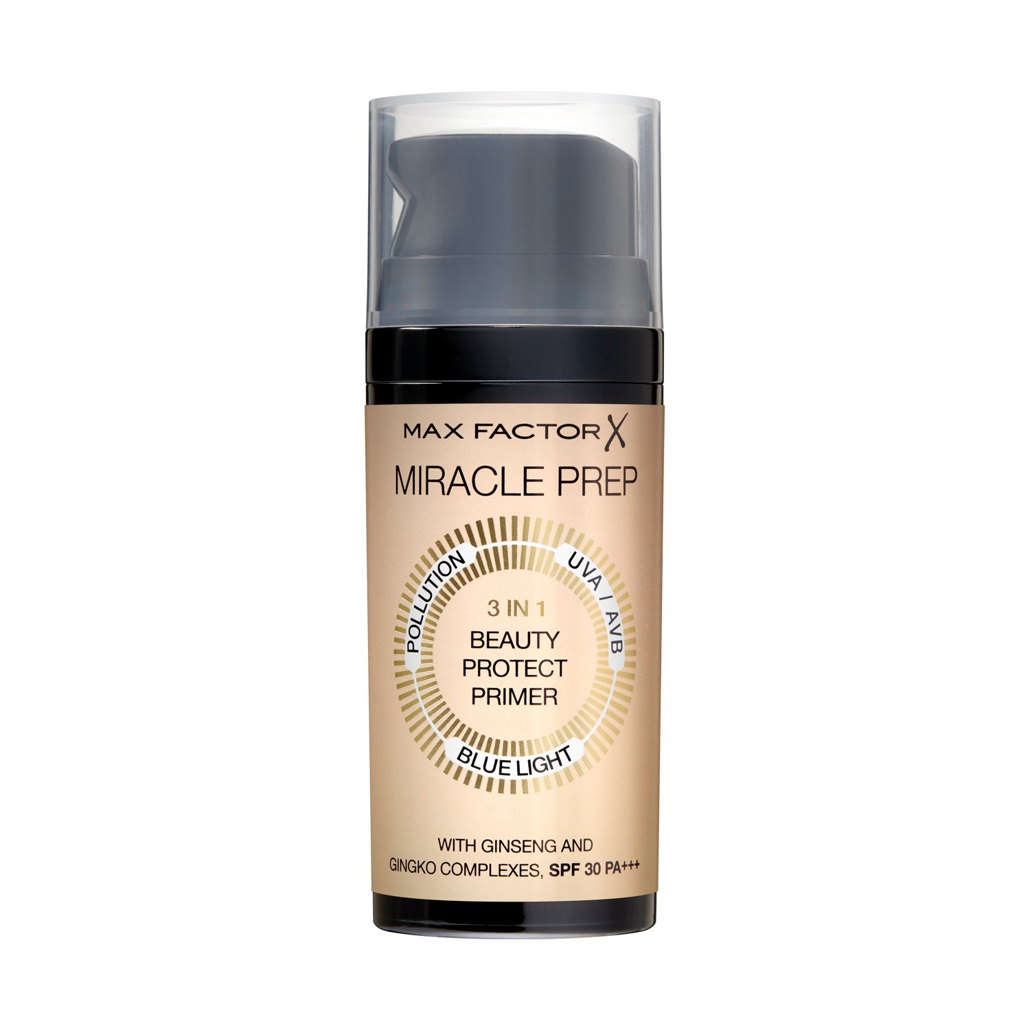 Основа под макияж Max Factor Miracle Prep 3 in 1 Beauty Protect Primer, SPF 30, 30 мл (8000018966810) - фото 1