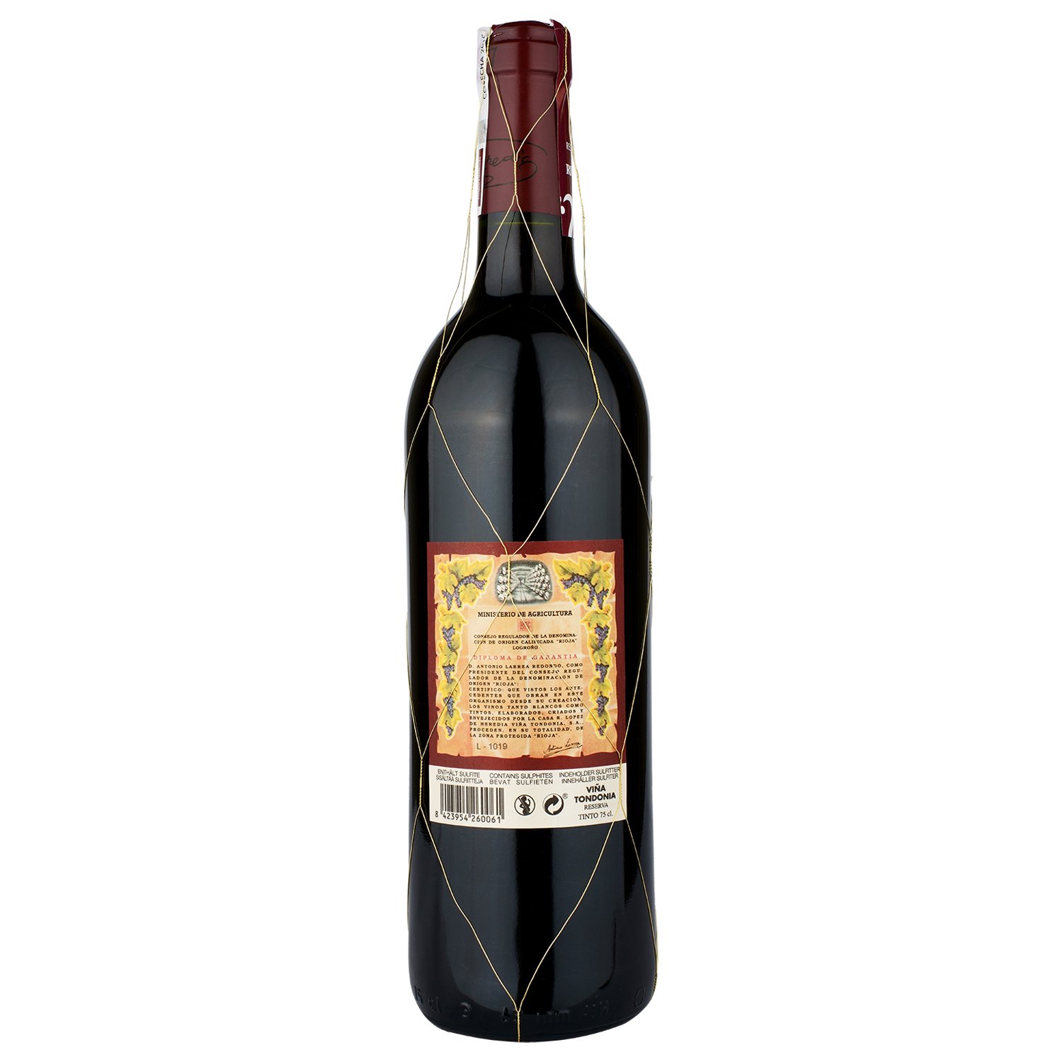 Вино Vina Tondonia Tinto Reserva 2010, червоне, сухе, 0,75 л (W6784) - фото 2