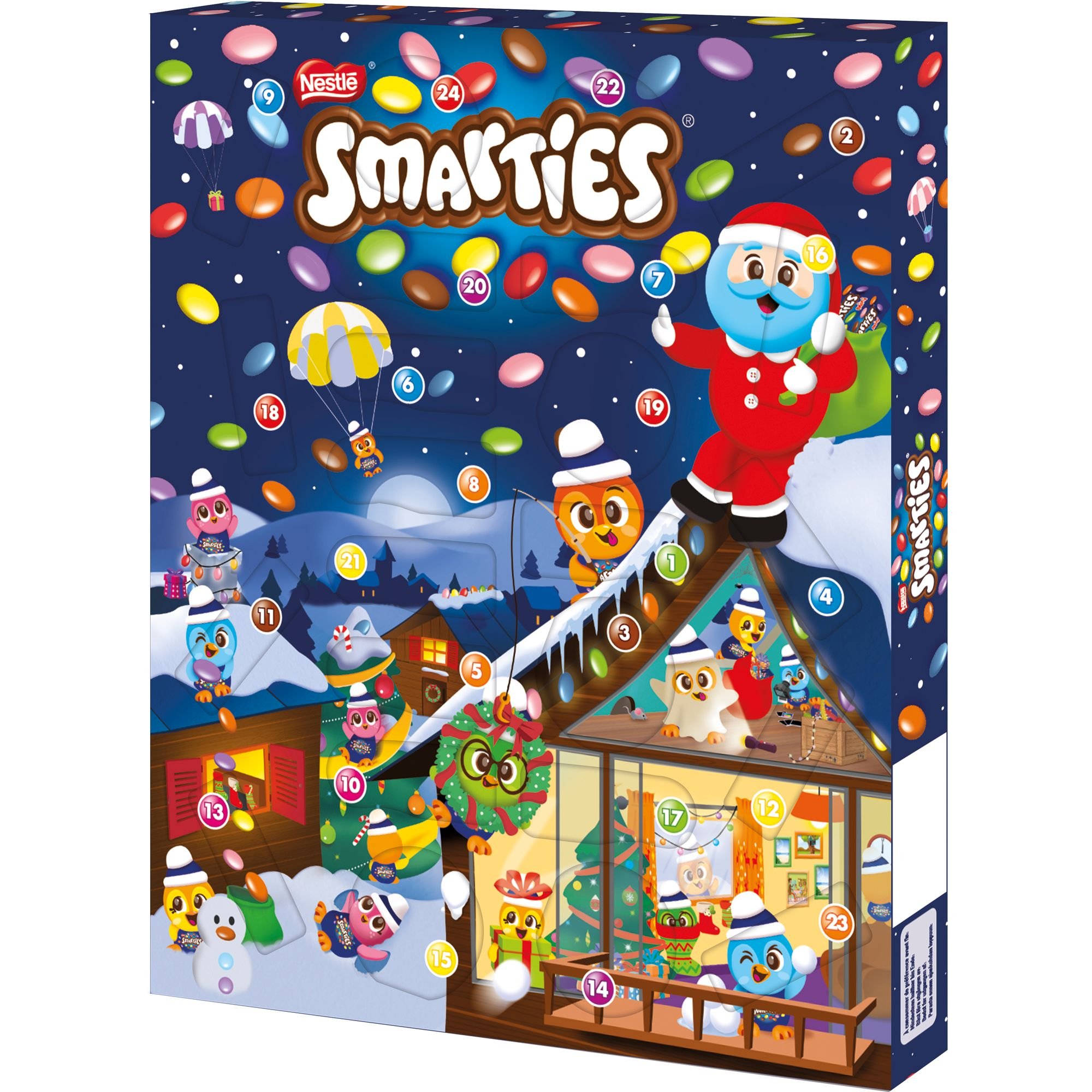 Набор сладостей Smarties Рождественский календарь 335 г (938375) - фото 1