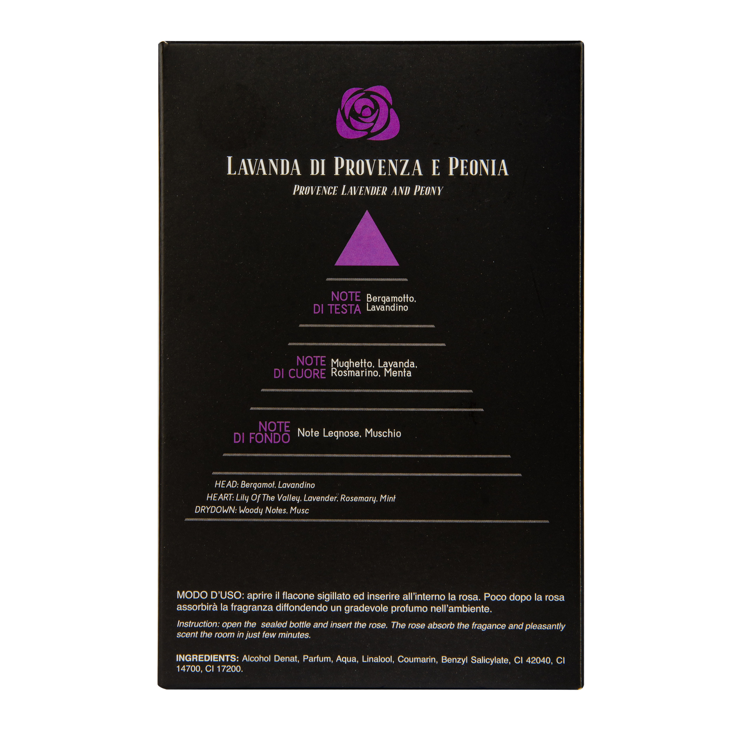 Аромадиффузор Sweet Home Luxury Лаванда и прованский пион с фиолетовой розой, 250 мл (SACLRVi250) - фото 5
