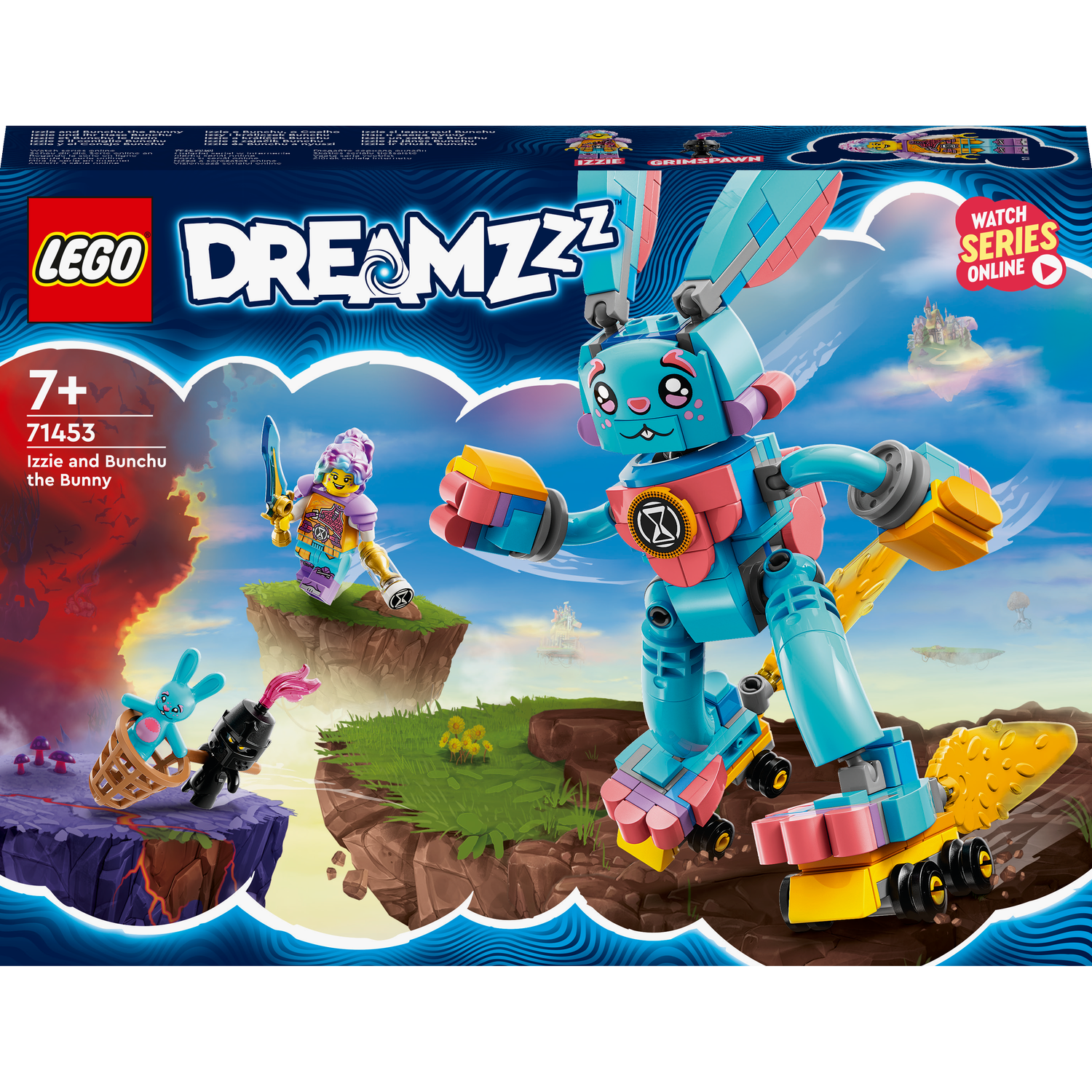 Конструктор LEGO DREAMZzz Иззи и крольчонок Бунчу 259 деталей (71453) - фото 1