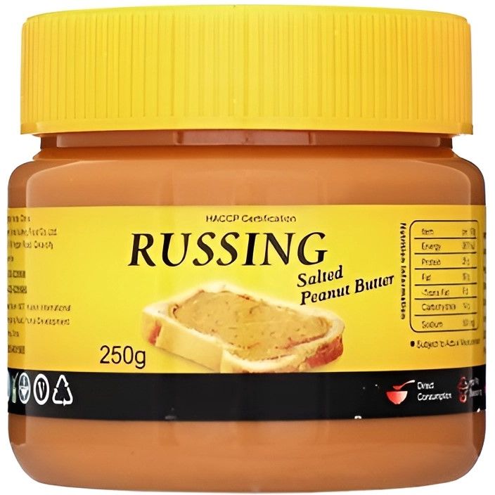 Паста арахісова Russing із сіллю кошерна 250 г (619371) - фото 1