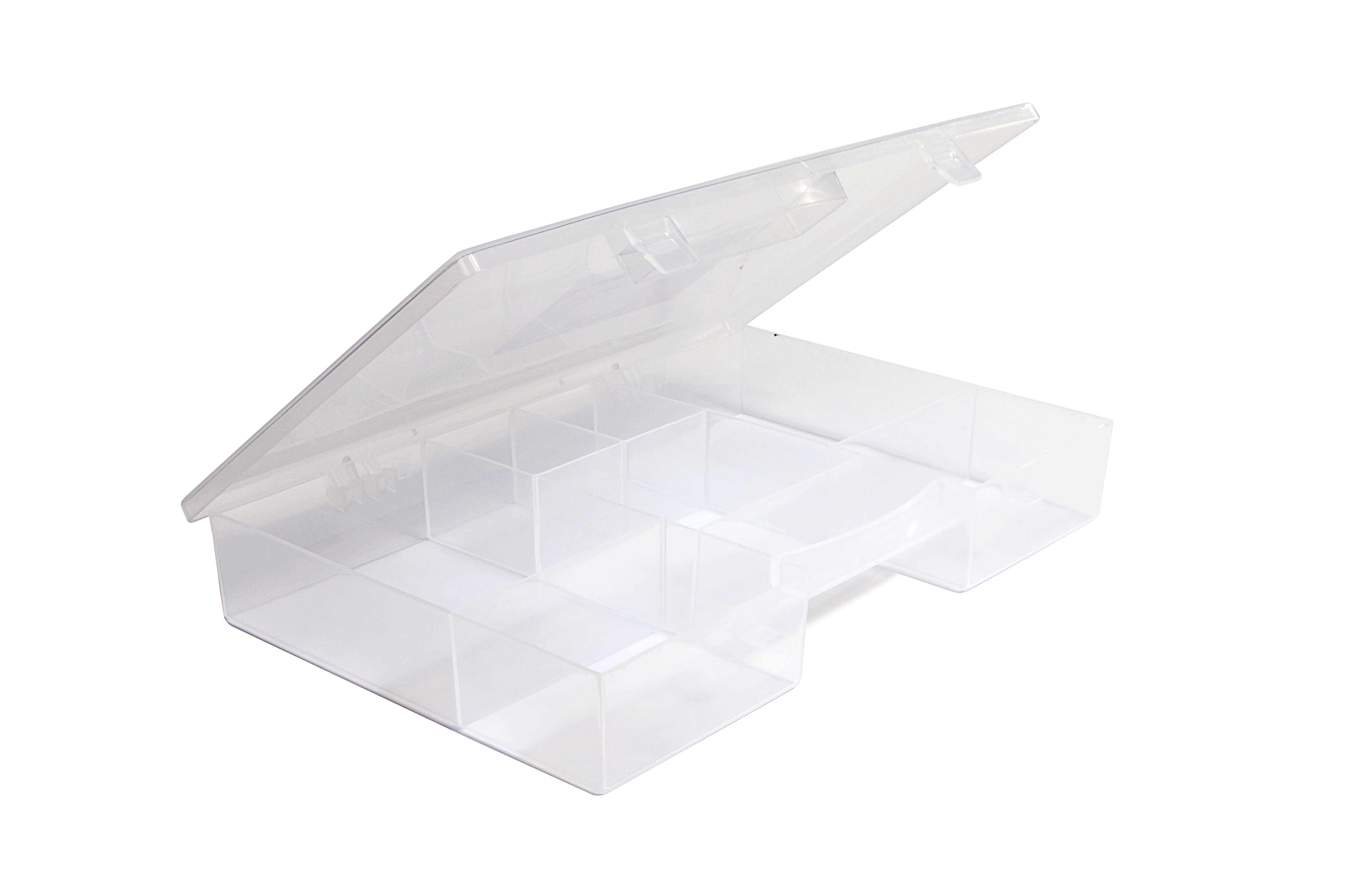 Ящик пластиковий з кришкою Heidrun Даймікс, 28х19,5х4 см, прозорий (703) - фото 2