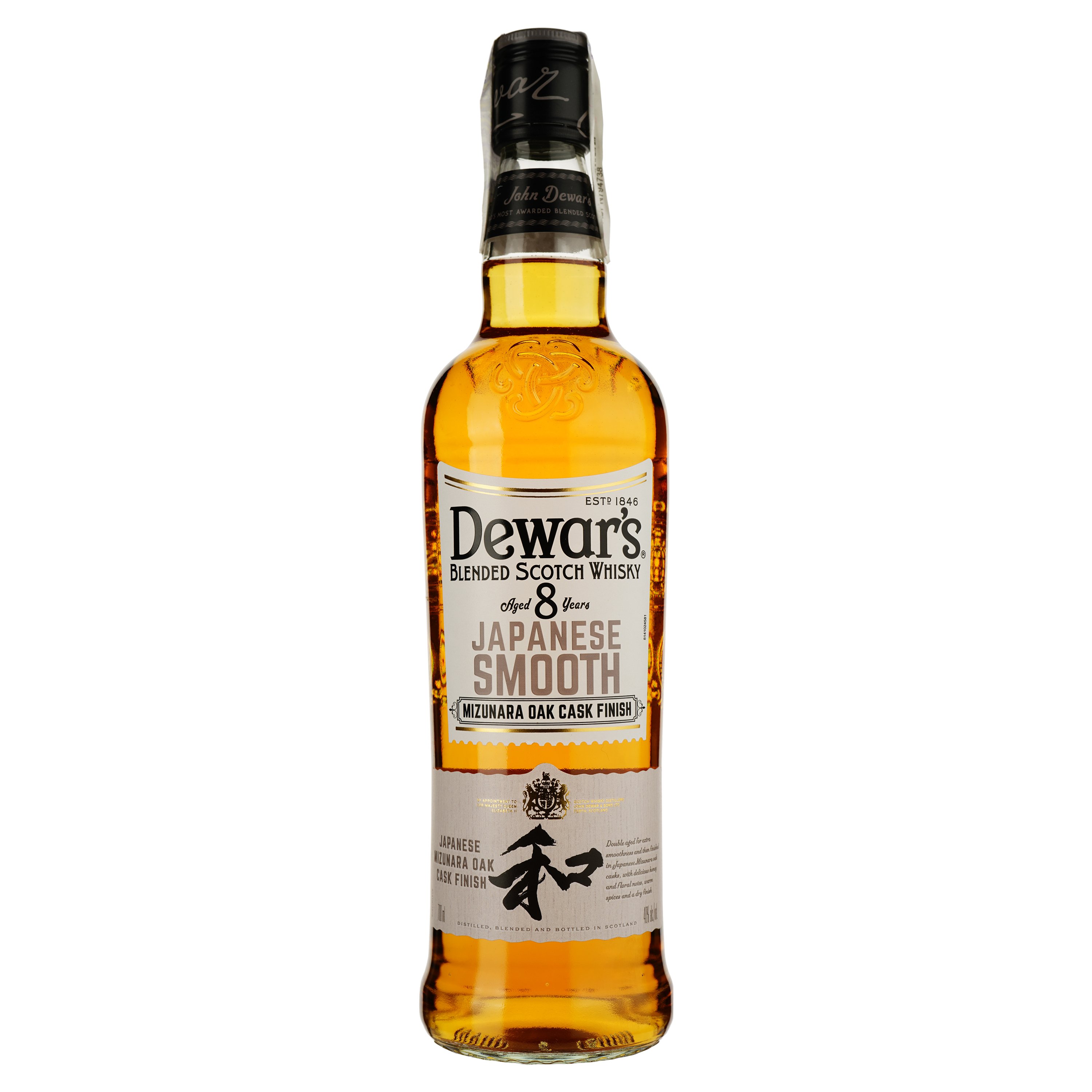 Віскі Dewar's Japanase Smooth 8 oy Blended Scotch Whisky 40% 0.7 л - фото 1