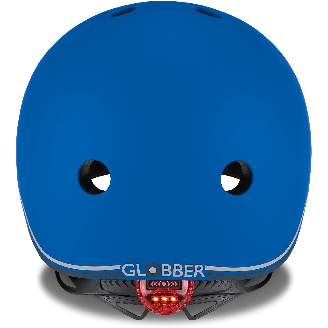 Шлем защитный Globber Evo Lights с фонариком 45-51 см синий (506-100) - фото 5
