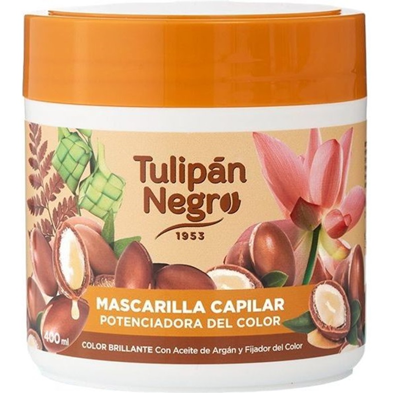 Маска для волосся Tulipan Negro Color Enhancer Hair Mask 400 мл - фото 1