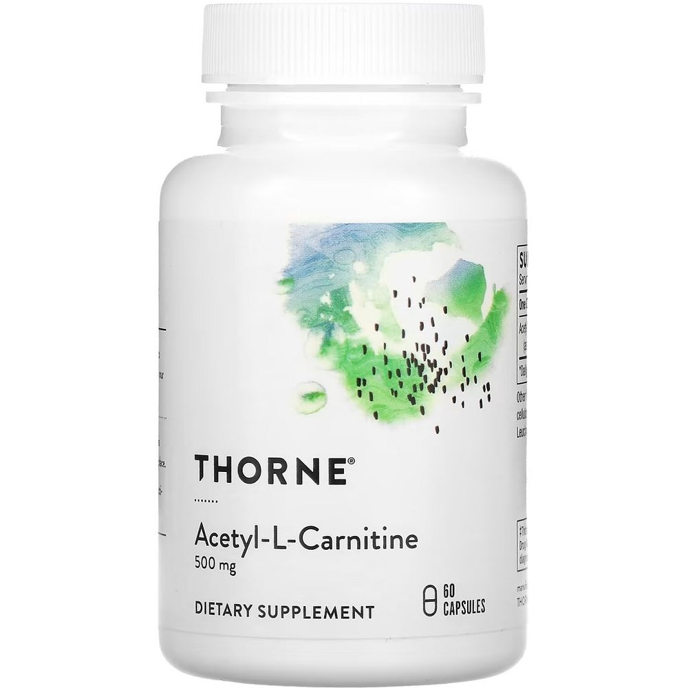 Ацетил-L-карнитин Thorne Research Acetyl-L-Carnitine 60 капсул - фото 1