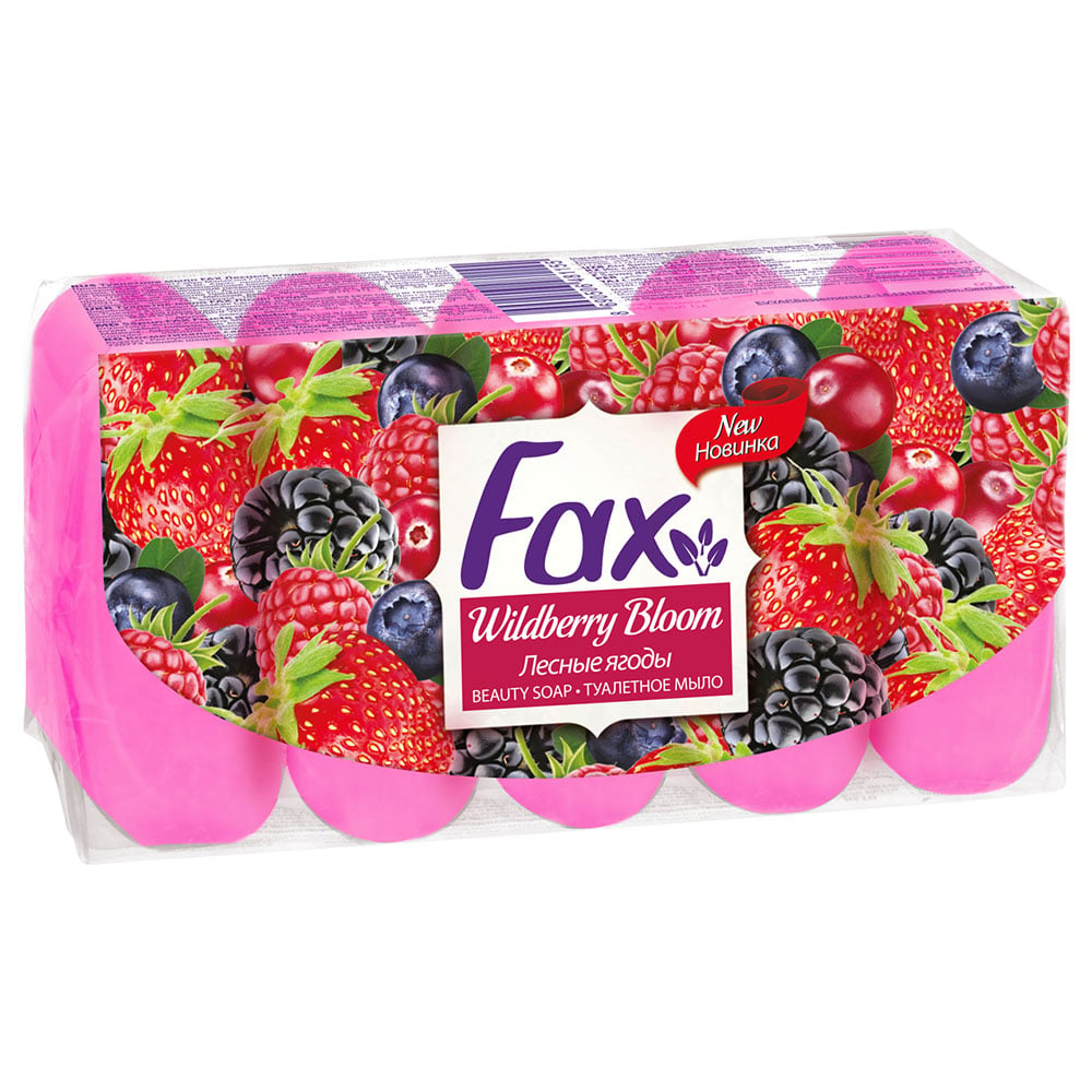 Мыло Fax Лесные ягоды, 5 шт. по 70 г - фото 1