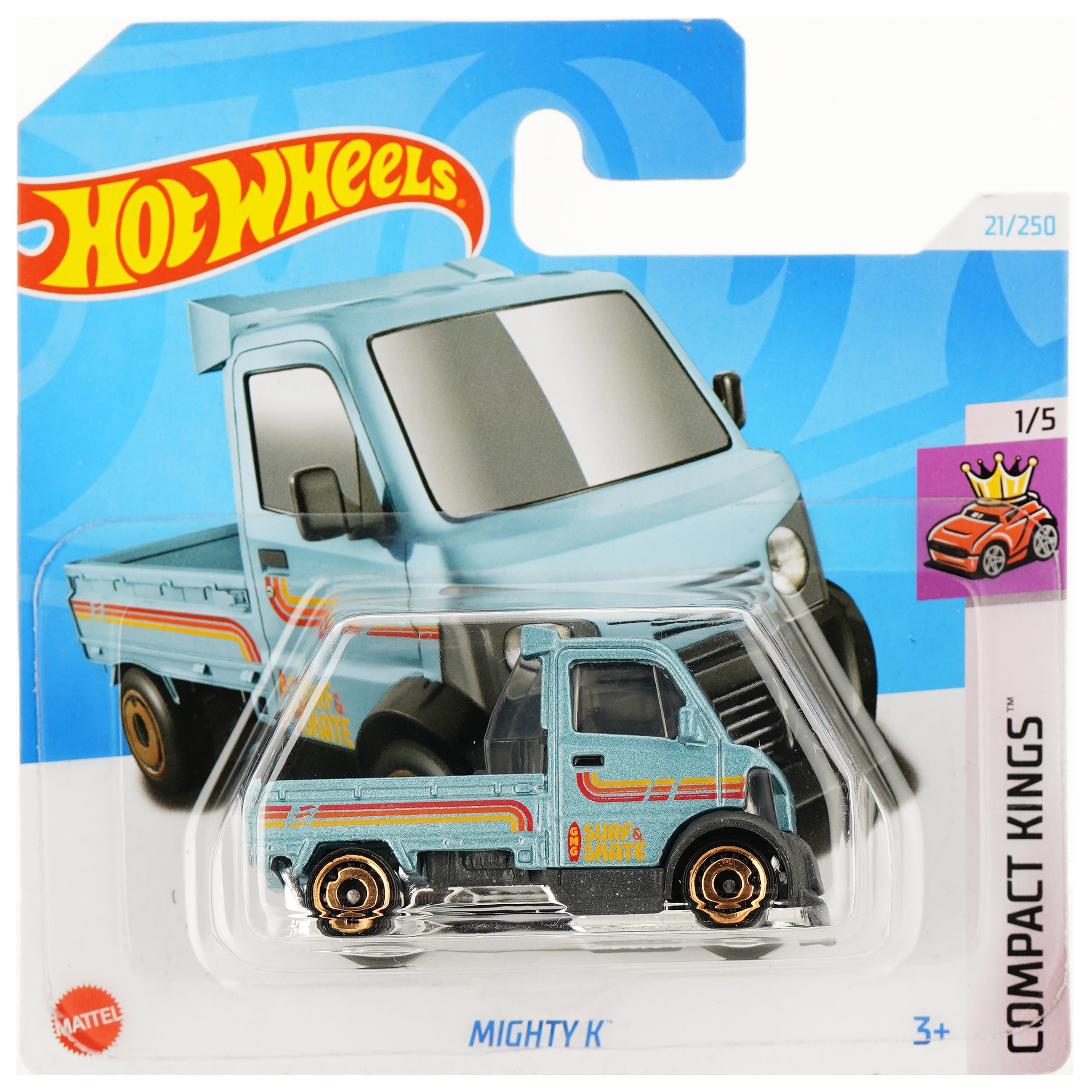 Базовая машинка Hot Wheels Compact Kings Mighty K (5785) - фото 1