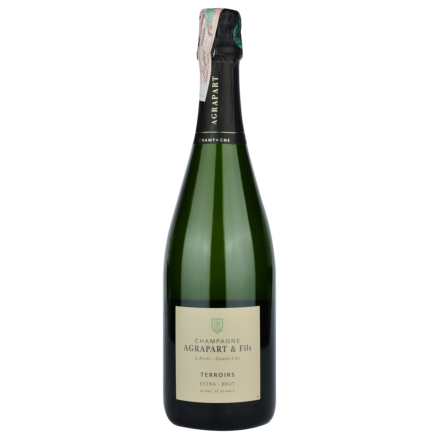 Шампанское Agrapart&Fils Terroirs Extra-Brut, белое, экстра-брют, 0,75 л (45513) - фото 1