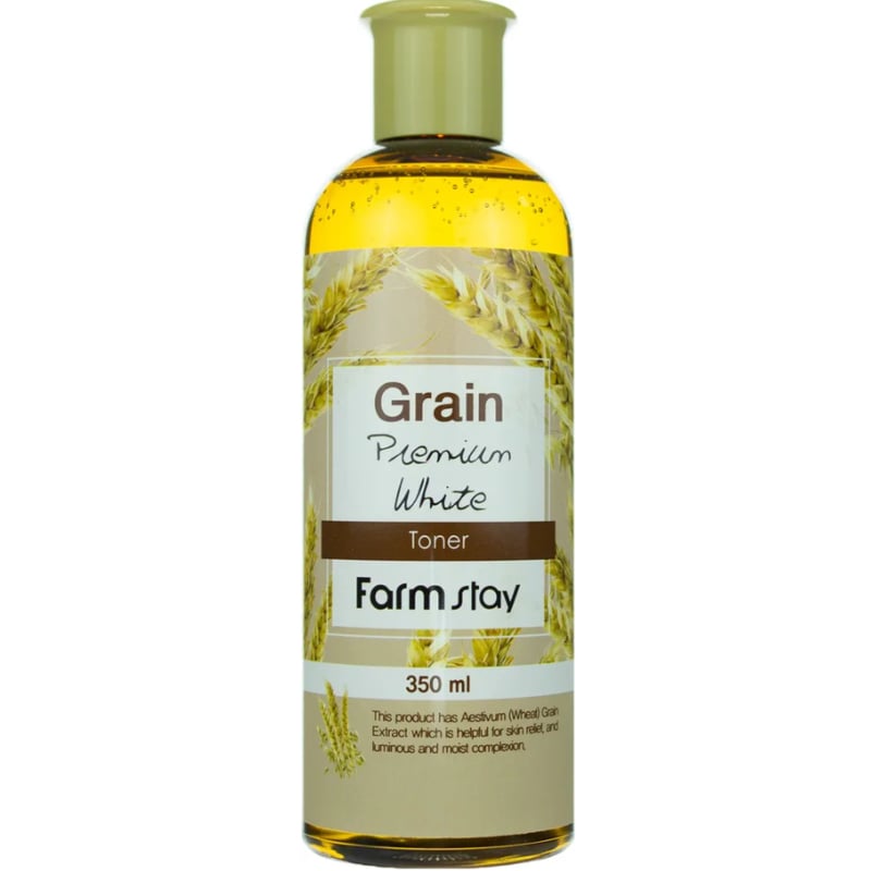 Тонер FarmStay Grain Premium White Toner с экстрактом пшеницы, 350 мл - фото 1