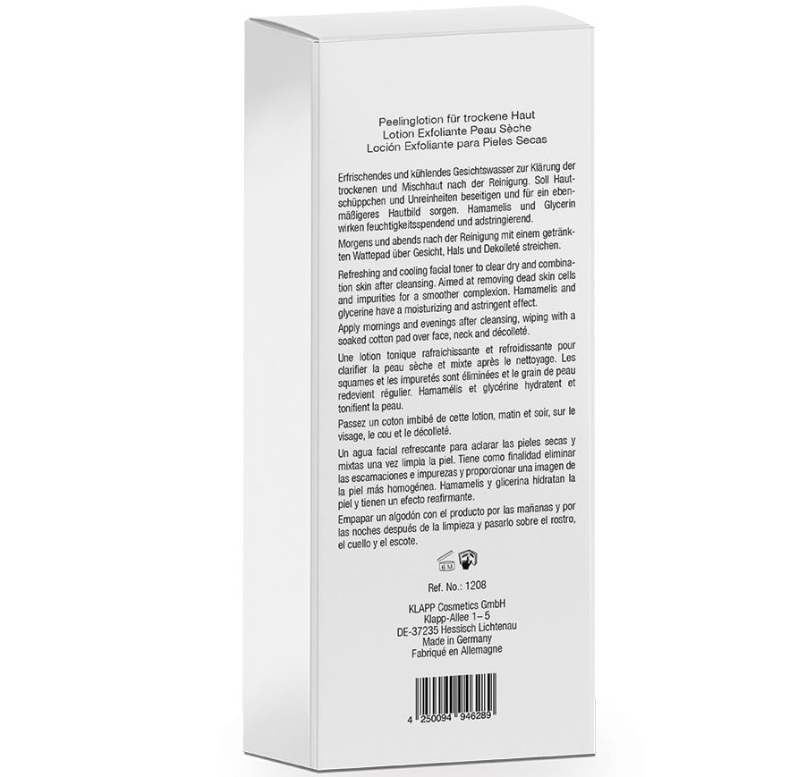 Ексфоліатор Klapp Clean & Active Exfoliator Dry Skin для сухої шкіри обличчя, 250 мл - фото 3