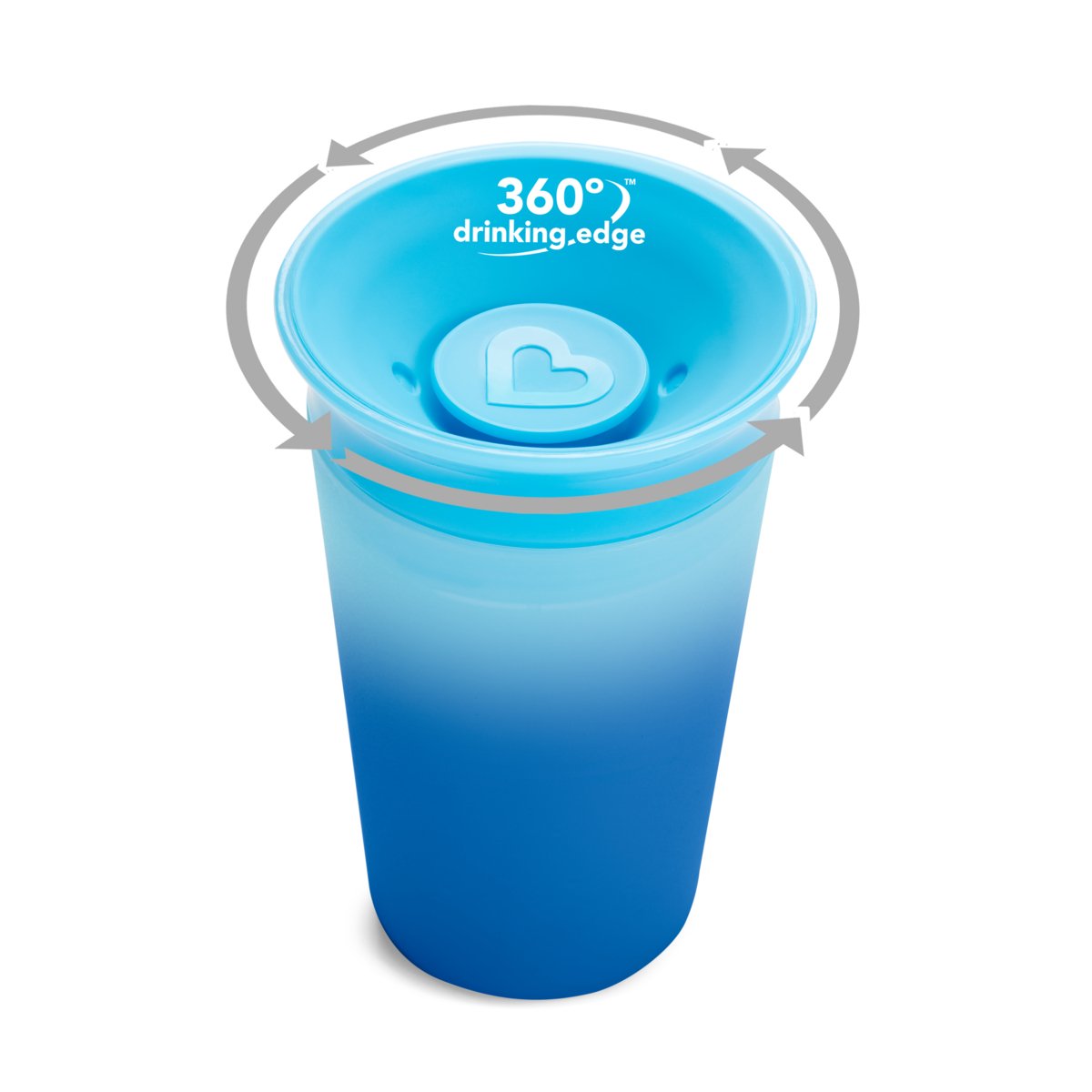 Чашка непроливна Munchkin Miracle 360 Color, 266 мл, синій (44123.01) - фото 3